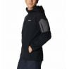Chaqueta softshell de hombre Columbia Tall Heights II Hooded Softshell (NEGRO)