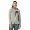 Dames fleece Patagonia R1 Air Full-zip Hoody (Wolwit)