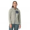Fleece Patagonia R1 Air Full-zip Hoody (Wool White) Women