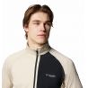 Polar Fleece Columbia Triple Canyon Grid Fleece FZ II (Dark Stone, Black) til mænd
