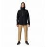 Chaqueta impermeable para mujer Columbia Northwest Explorer 3L Shell (NEGRO)