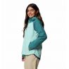 Naisten softshell-takki Columbia Heather Canyon II Hooded Softshell (Spray, River Blue)