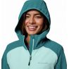 Chaqueta softshell de mujer Columbia Heather Canyon II Hooded Softshell (Spray, River Blue)