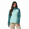 Chaqueta softshell de mujer Columbia Heather Canyon II Hooded Softshell (Spray, River Blue)