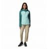 Naisten softshell-takki Columbia Heather Canyon II Hooded Softshell (Spray, River Blue)
