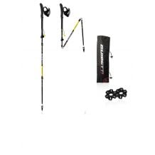 Trail poles Guidetti Platinium Flexo Perf (keltainen/musta)