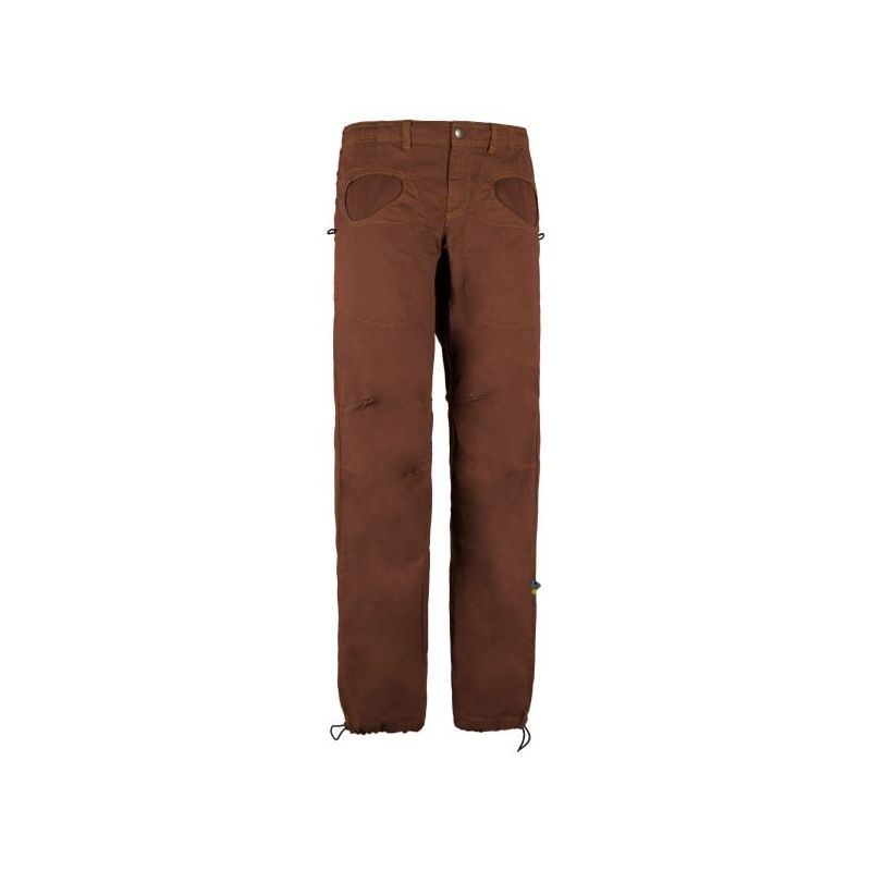 Pantaloni da arrampicata E9 RONDO FLAX2 (COCOA) uomo