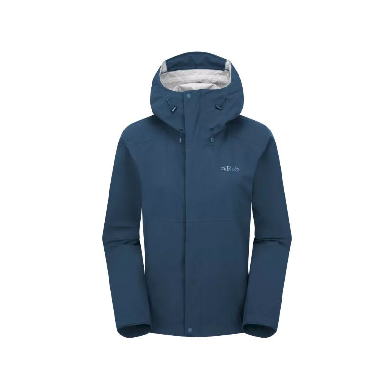 Giacca da trekking Rab Firewall Jacket Wmns (Tempest Blue) Donna