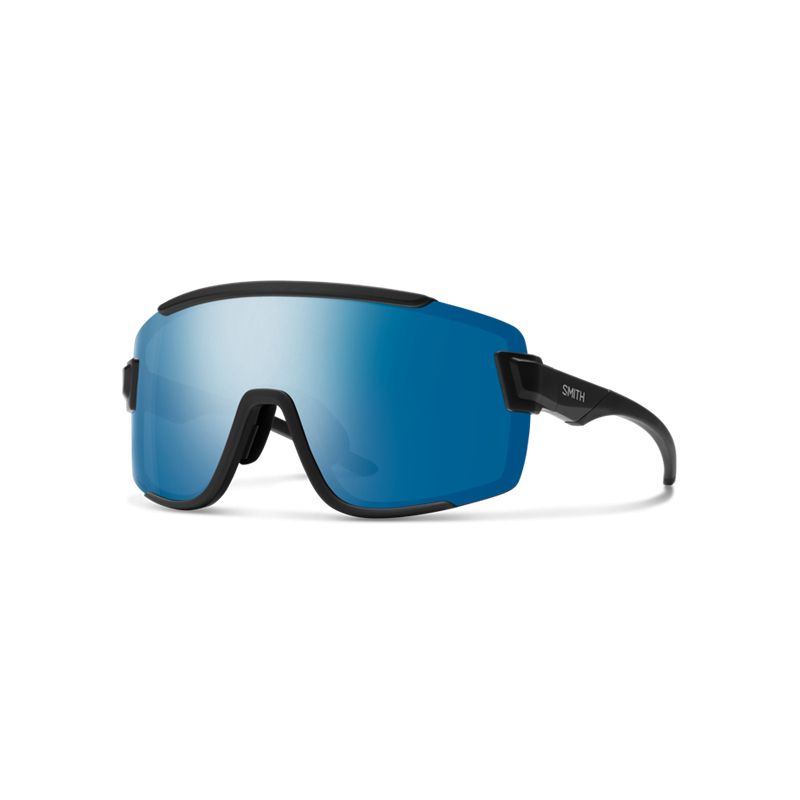 Occhiali da sole Smith Wildcat (nero opaco ChromaPop Polarized Blue Mirror)