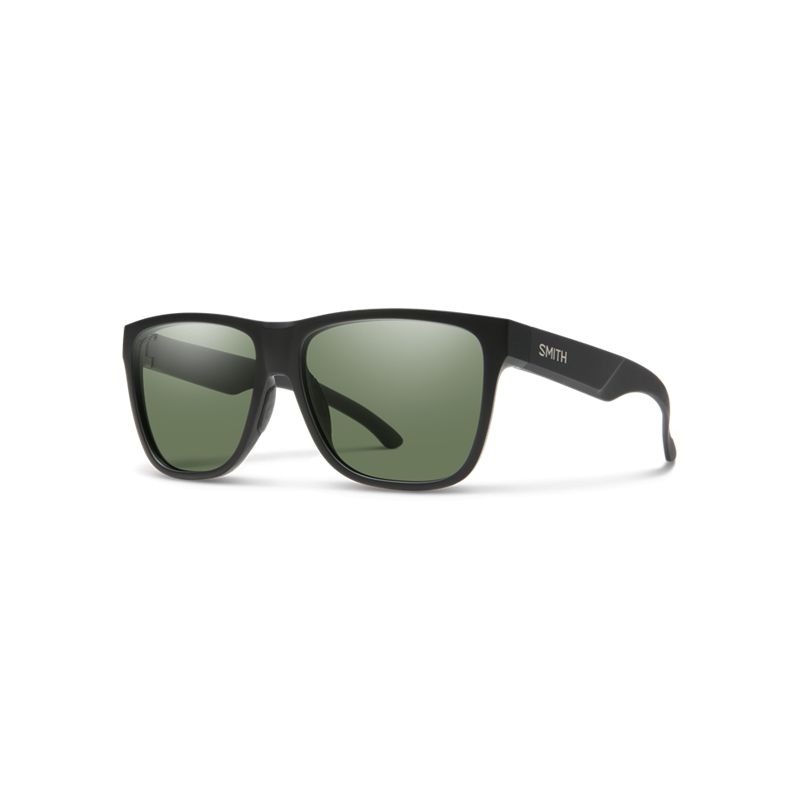 Occhiali da sole Smith LOWDOWN XL 2 (Nero Opaco / ChromaPop Grigio Verde)