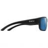 Smith Emerge (nero opaco ChromaPop con specchio blu polarizzato)