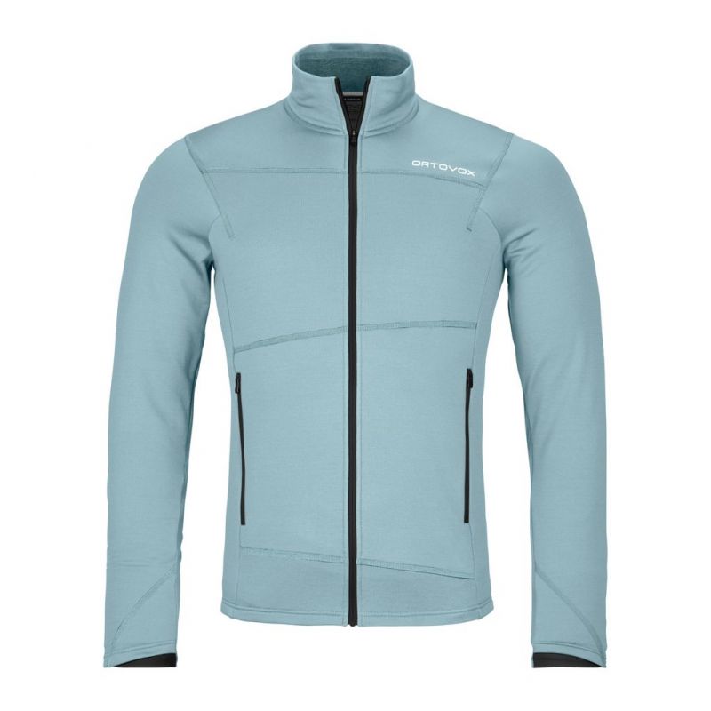 Heren Ortovox FLEECE LIGHT JACKET M (gletsjergrijs) fleecejack