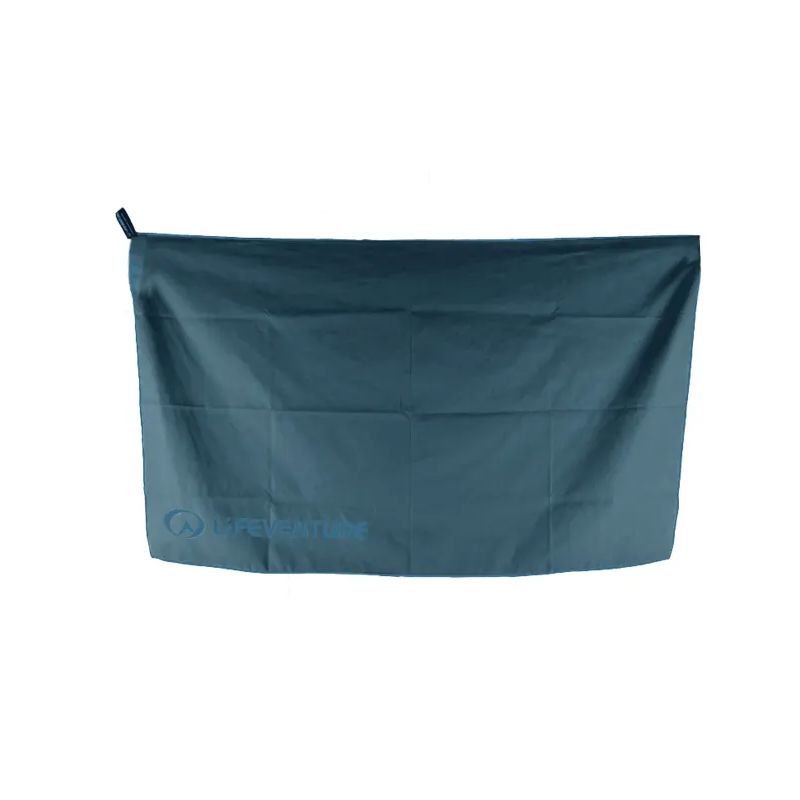 Asciugamano da viaggio LIFEVENTURE SoftFibre riciclata TrekTowels (blu)