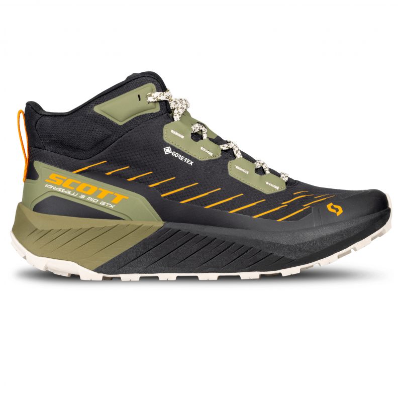 Trailsko Scott SCO Shoe Kinabalu 3 Mid GTX (sort/firgrøn) til mænd