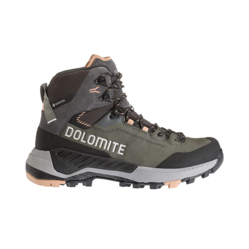 Wandelschoenen Dolomite W's Vernale Leather High GTX (Zilvergroen/Zandroze) Dames