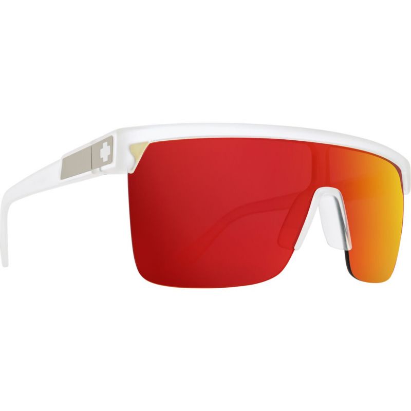 Solbriller SPY Flynn 5050 (Matte Crystal - Happy Gray Green Red Mirror) Man