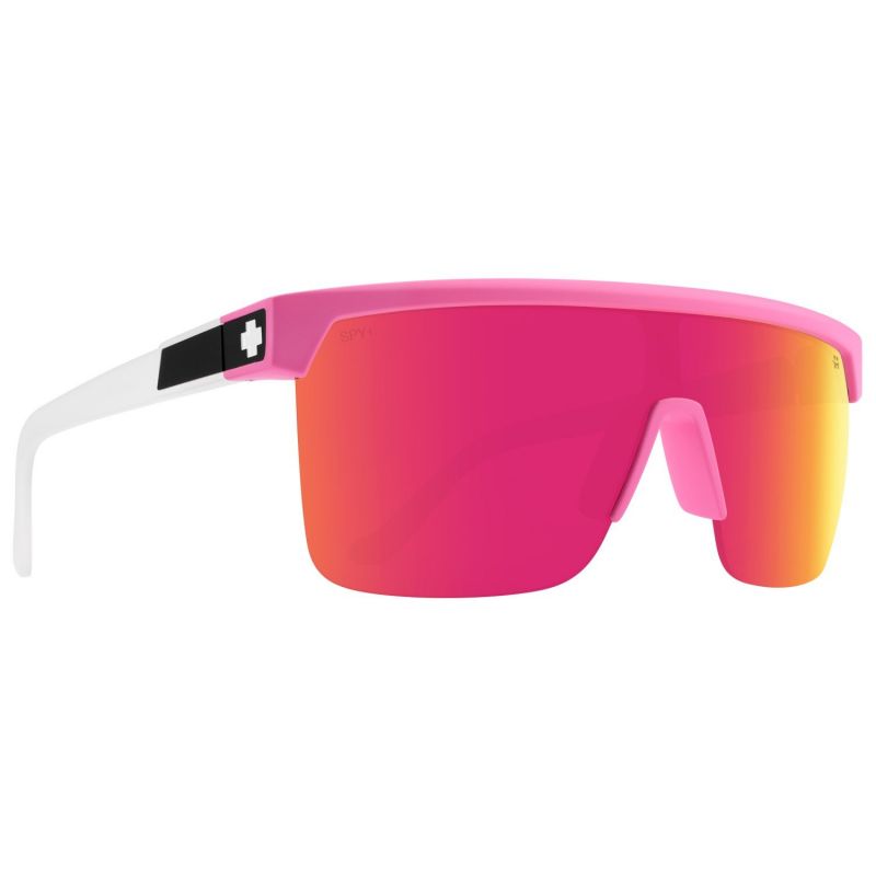Aurinkolasit SPY Flynn 5050 (Matte Pink Matte Translucent White - Happy Bronze Pink Mirror) Unisex) Unisex