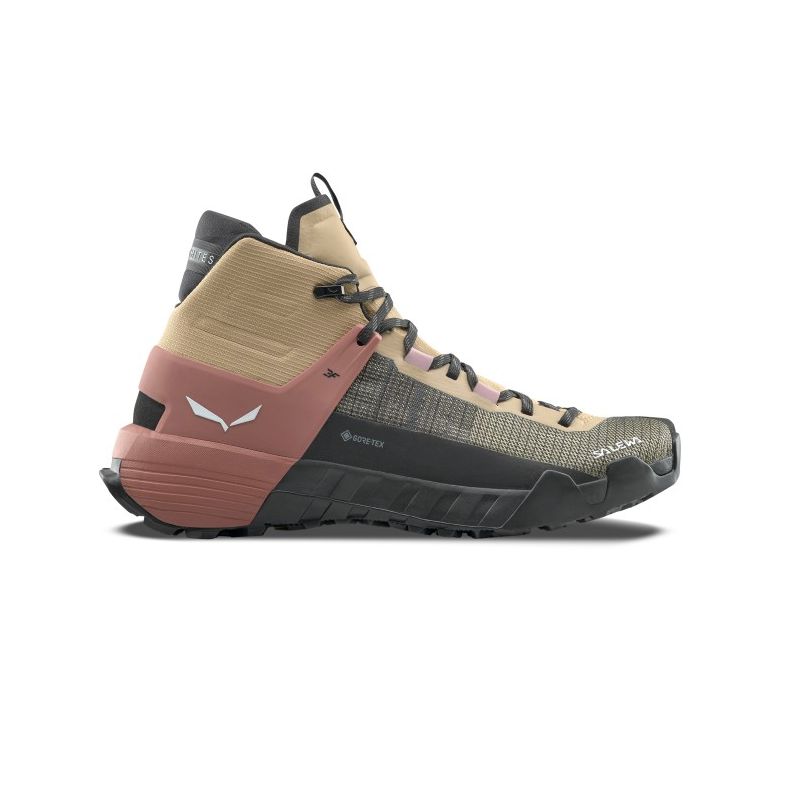 Botas de montaña Salewa WILDFIRE NXT MID GTX (Quicksand/Etruscan Red) Mujer