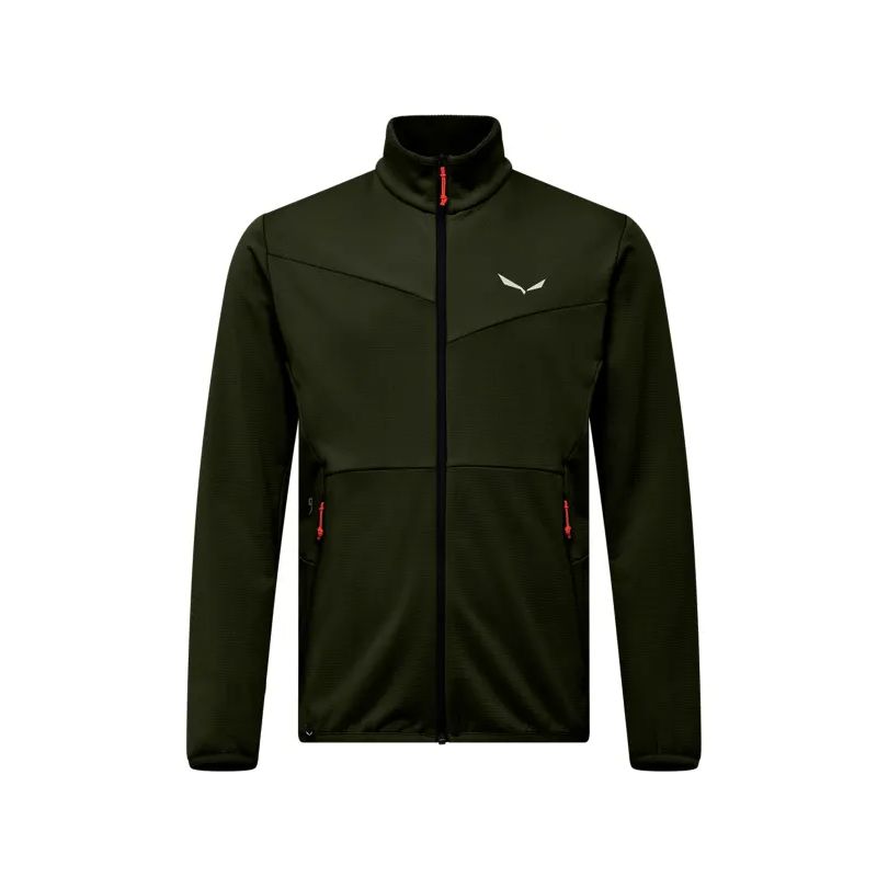 Veste polaire SALEWA PUEZ CAMMINO PL JKT (dark olive) Homme