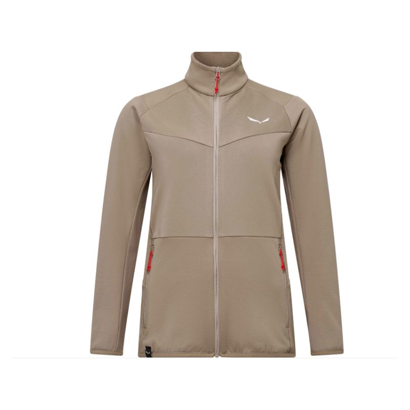 Damesfleecejack Salewa PUEZ CAMMINO PL JKT (Drijfzand)