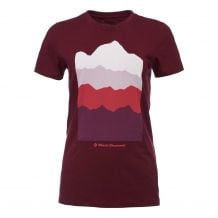 T-Shirt W VISTA SS TEE Bordeaux