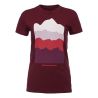 W VISTA SS TEE Bordeaux