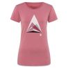 W MOUNTAIN TRANSPARENCY SS TEE Palisandro