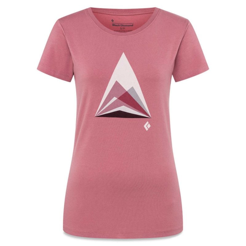 T-shirt W MOUNTAIN TRANSPARENCY SS TEE Rozenhout