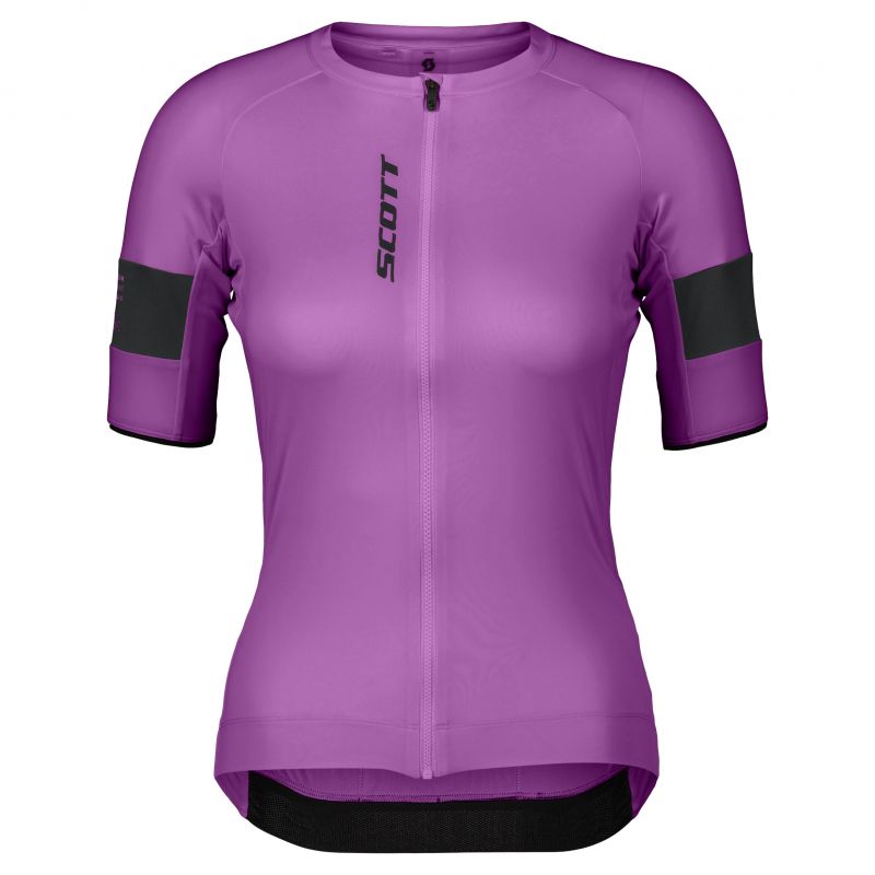 Cykeltröja för damer Scott Jersey W's Endurance Pro SS (liquid purple/black)
