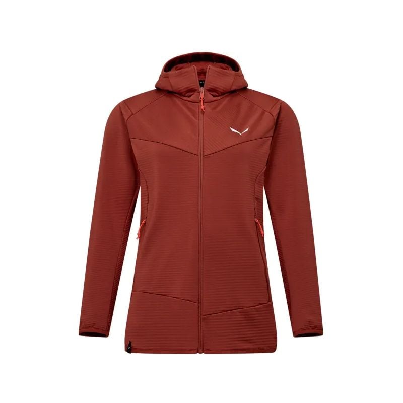 Veste polaire SALEWA PUEZ ALTAVIA PL HD JKT (etruscan red) Femme