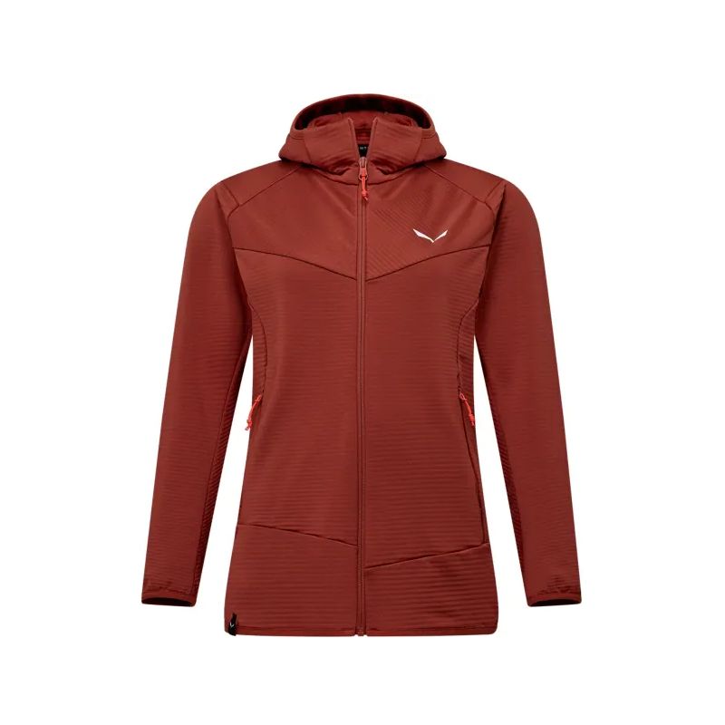 Damesfleecejack Salewa PUEZ ALTAVIA PL HD JKT (etruskaanrood)