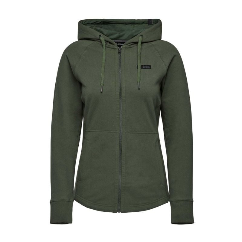 Felpa W RISE AND CLIMB FZ HOODY Tundra