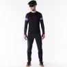 Scott SCO Tee M:n Trail Tuned LS (musta/ruusunvioletti)