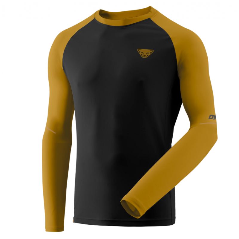 T-skjorte Dynafit ALPINE PRO L/S TEE (black out TOBACCO/7400) Herre