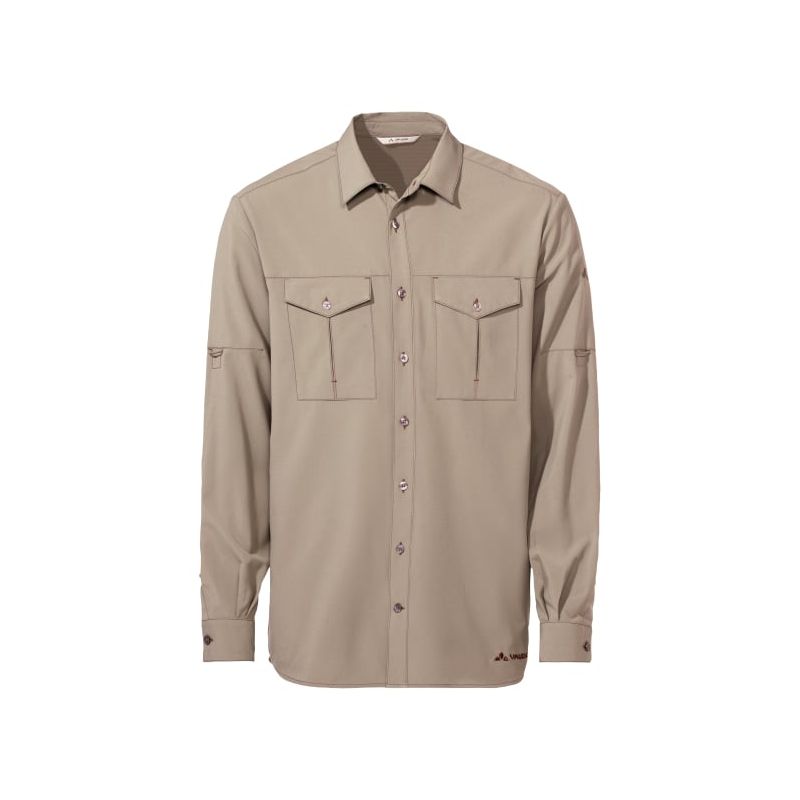 Vaude Rosemoor LS Shirt II (plain linen) Miesten retkeilypaita