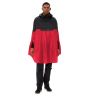 Regnponcho Vaude Covero Poncho II (röd/svart)