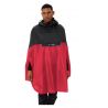Regnponcho Vaude Covero Poncho II (röd/svart)