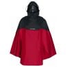 Regnponcho Vaude Covero Poncho II (rød/sort)