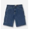 Short VOLCOM LABORED DENIM UTILITY SHORT (INDIGO RIDGE WASH) Homme