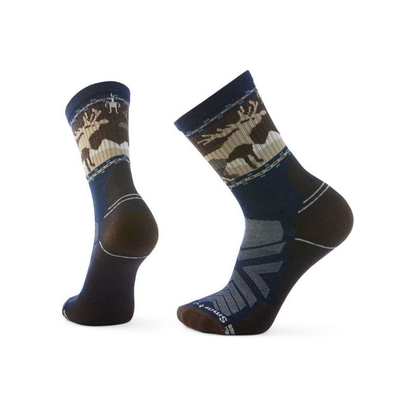 Vaellussukat Smartwool Hike Light Cushion Mountain Moose Crew S (DEEP NAVY) Miehet