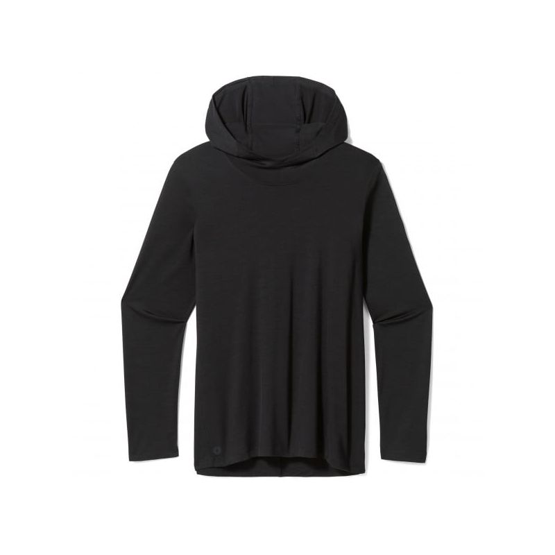 Sweat Smartwool Sudadera con capucha Active Ultralite para mujer (NEGRO) Mujer