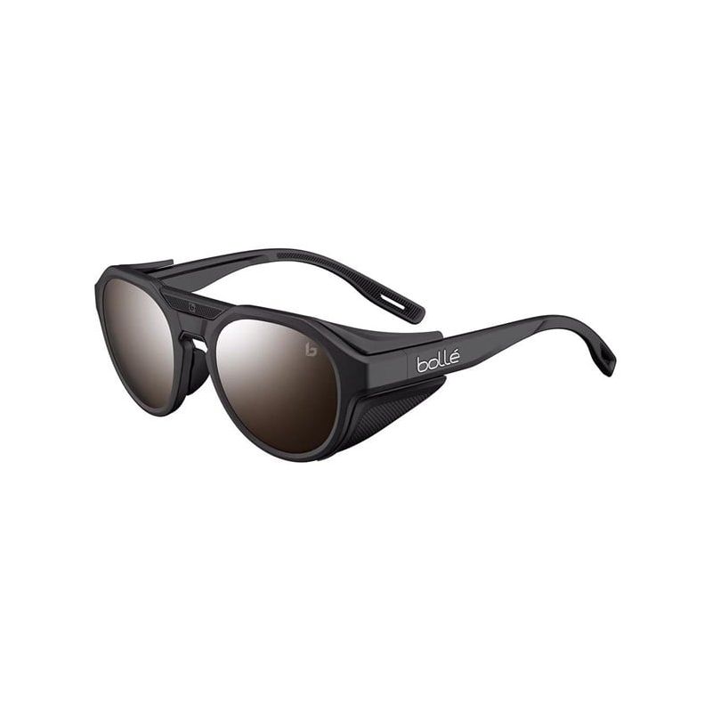 BOLLE ASCENDER Zonnebril (Matzwart - Solace 4 Bruin Pistool)