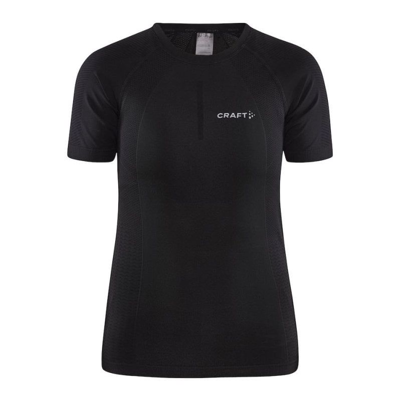 T-skjorte for løping/trail for kvinner Craft ADV Cool Intensity SS Tee M (Black)