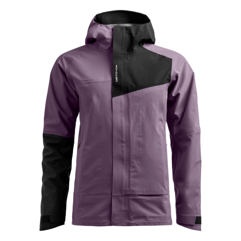 Dames hardshell jas Ortovox SECEDA 3L JACKET W (Wild berry)