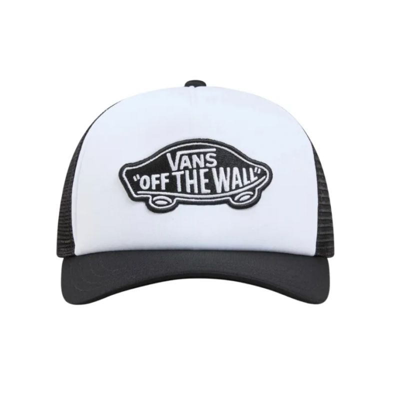 Berretto Vans CLASSIC PATCH CURVED BILL TRUCKER (nero/bianco)