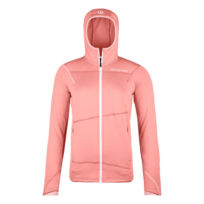 Fleece Ortovox FLEECE LIGHT HOODY W (blossom) dames
