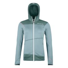 Forro polar FLEECE LIGHT HOODY W para mujer (Gris glaciar)