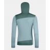 Dam FLEECE LIGHT HOODY W fleece (Glaciärgrå)