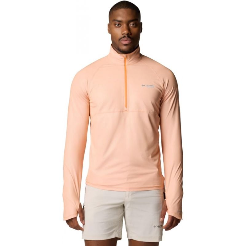 Top tecnico Columbia EU Summit Valley LS Half Zip (Koi) Uomo