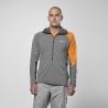 Maglietta Salewa NXT HYB 1/2 ZIP (quiet shade) Uomo